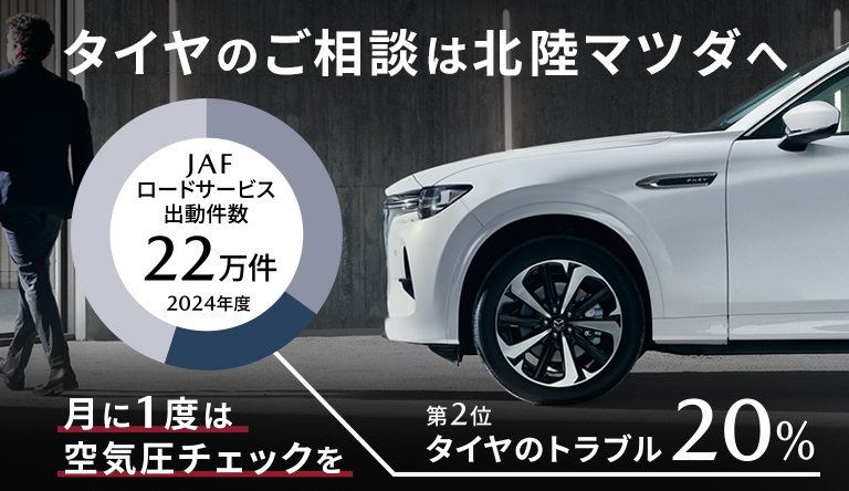 タイヤのご相談は北陸マツダへ